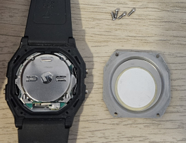 Removed backplate